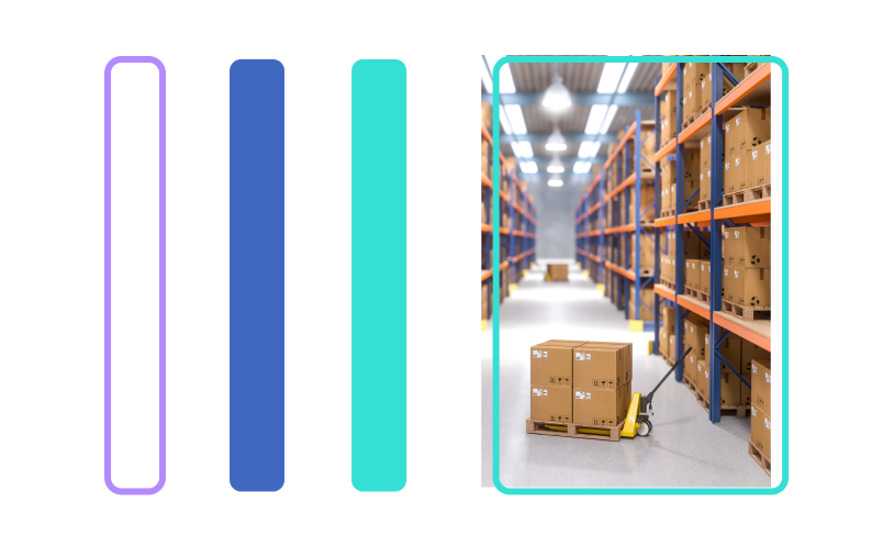 Graphic explaining how to ship products to Amazon FBA warehouses